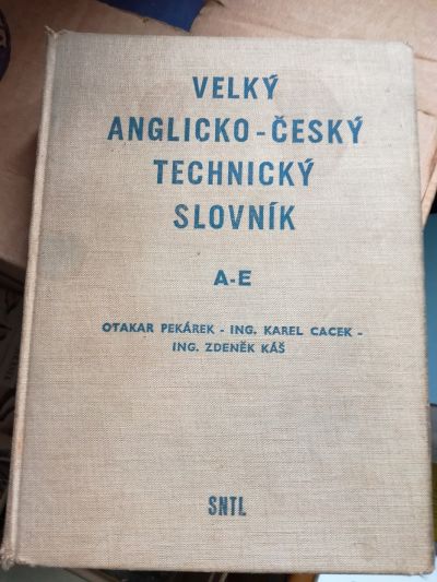 Velký anglicko-český technický slovník