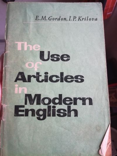 The Use of Articles in Modern English