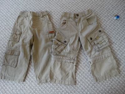2 x kalhoty na cca 2-3 roky