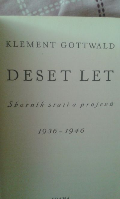 Deset let- Gottwald