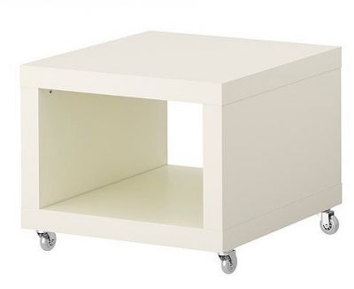 bílý stoleček IKEA