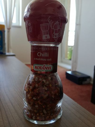 Mlýnek na koření - chilli