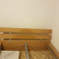 Postel z Ikea+rošty pro Matraci 160x200 (vrže nutno opravit)