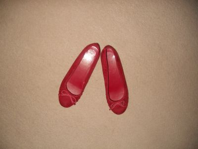 Červené baleríny velikost 38