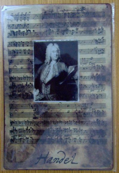 Plechová tabule Händel