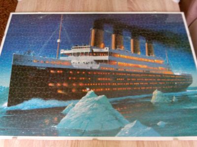 Postavené puzzle Titanic