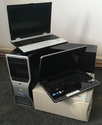 Staré, nefunkční a rozbité počítače