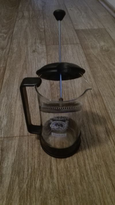 Příprava káva french press