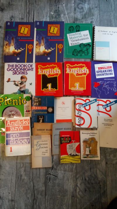učebnice Angličtiny a knihy v AJ