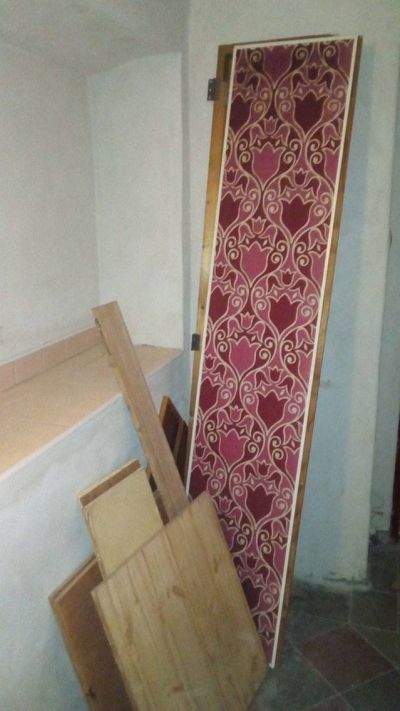 Dřevěné desky + paravan