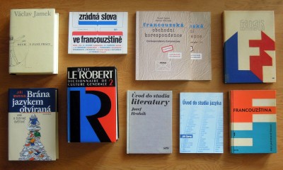 Celý balíček - knihy - francouzština a jazykověda