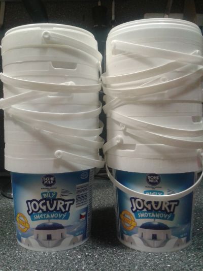 kyblíky od jogurtu, 20ks