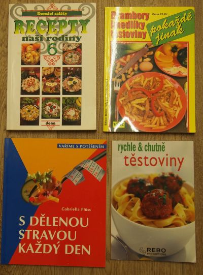 kuchařky,knížky o vaření