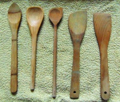 Dřevěné nástroje do kuchyně