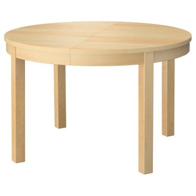 5 světlých stolů z Ikea -Bjursta