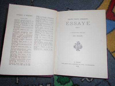Kniha ESSAYE část I.