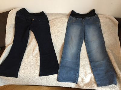 Těhotenské kalhoty 2 ks, 40-42