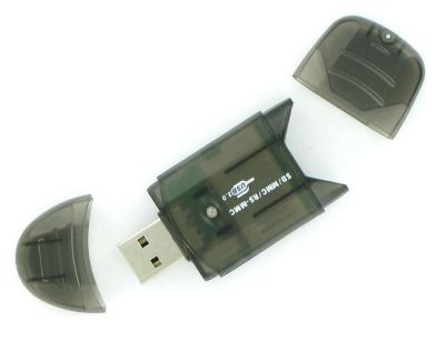 Prenosna ctecka karet SD(SDHC)/MMC/T-FLASH USB 2.0