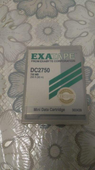 Mini Data Cartridge 750MB - nepoužitá