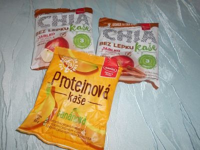 3 x kaše Chia a Proteinová