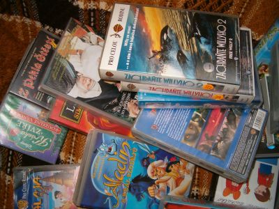 Dětské originál kazety VHS