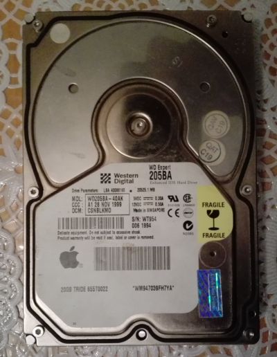 Pevný disk Western Digital 20GB IDE