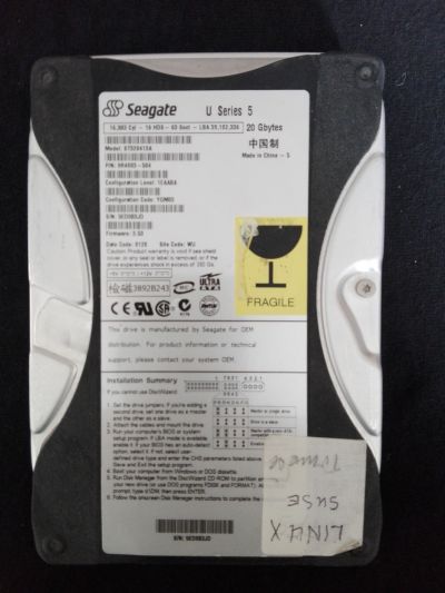 Pevný disk Seagate ST320413A 20GB IDE