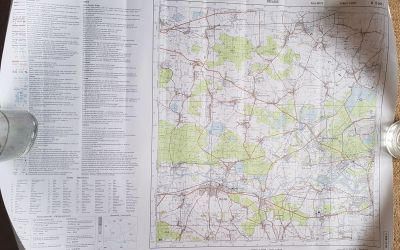 Kartografická mapa Přelouče a okolí