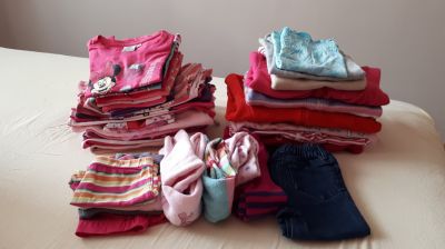 Mix oblečení pro holčičku ve věku 1,5 - 4 roky