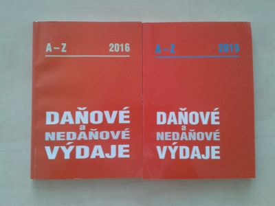 Daňové a nedaňové výdaje 2015/2016