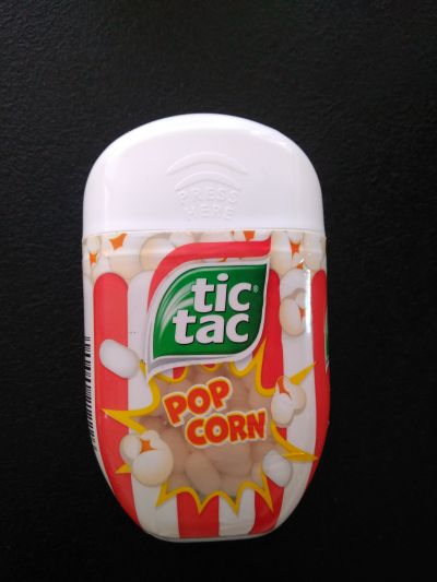 Tic Tac s popcornovou prichuti