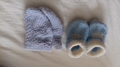 Pletene  botičky pro miminko a batole