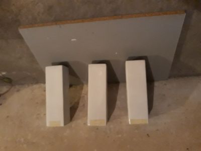 3 keramické vázičky výška cca 20 cm