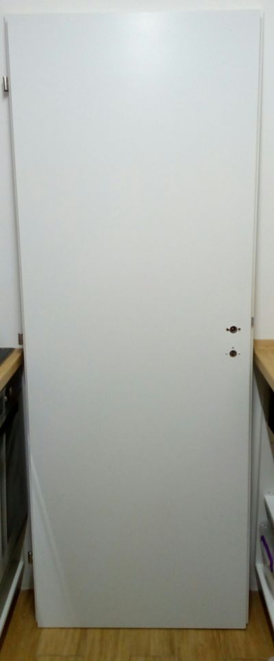 Lakované bílé dveře, 70x197cm