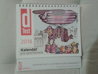 Kalendář 2018 od dTestu