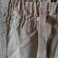 Handmade plátěné kalhoty v pískové barvě