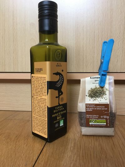 Olivový olej a kmín (bio)