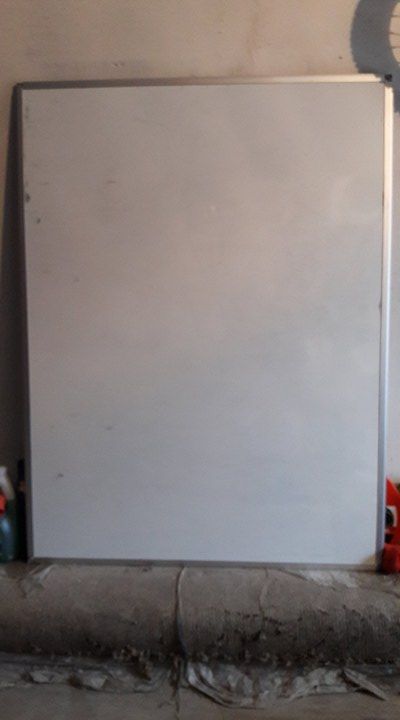"white board", bílá část na psaní, magnetická