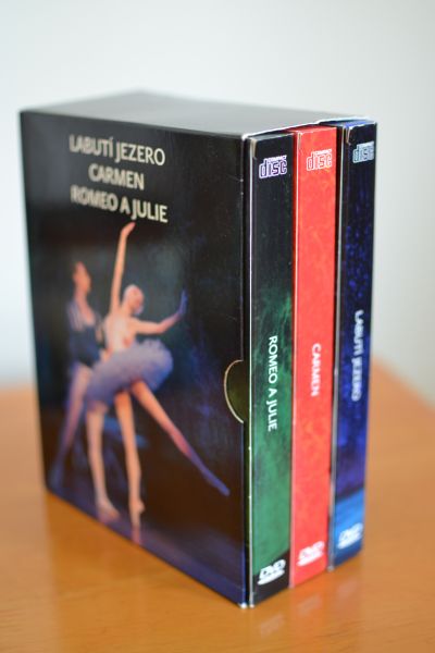 Subor DVD balet - Labuti jazero, Carmen, Romeo a Julie